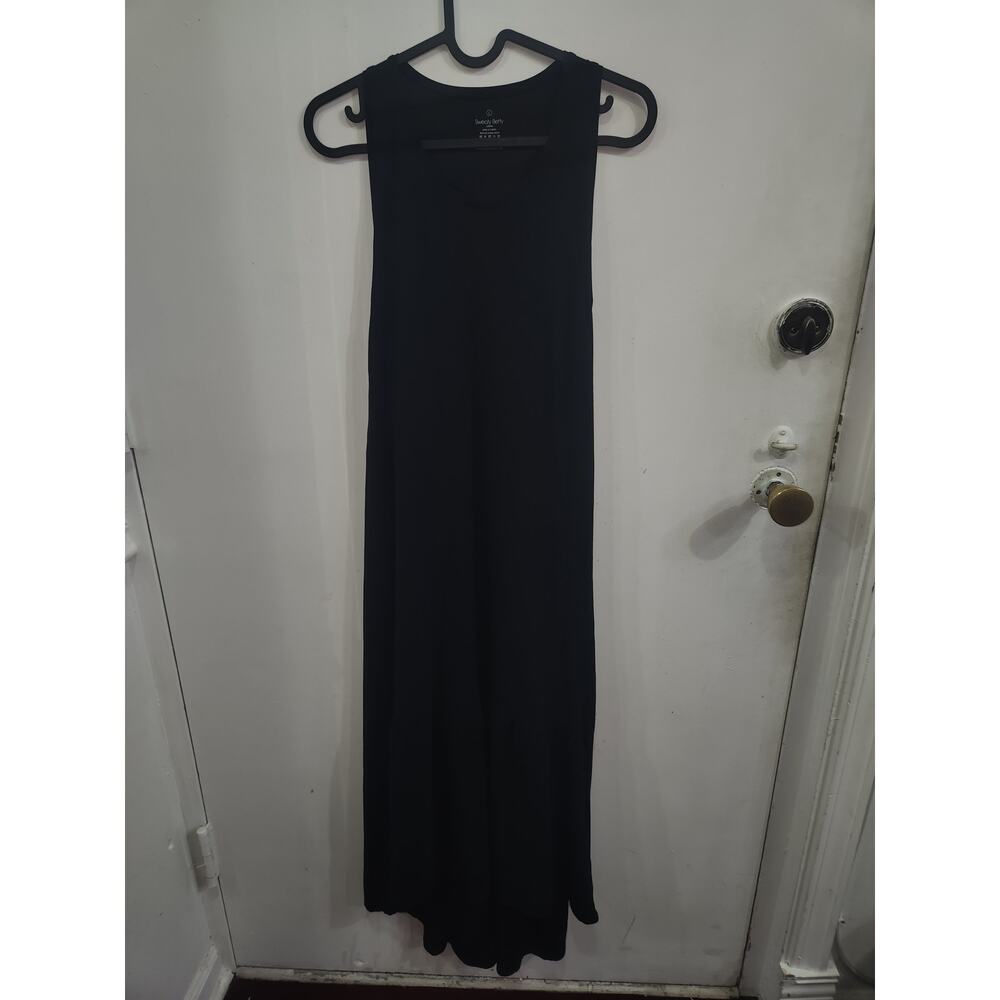 Sweaty Betty black long maxi dress L